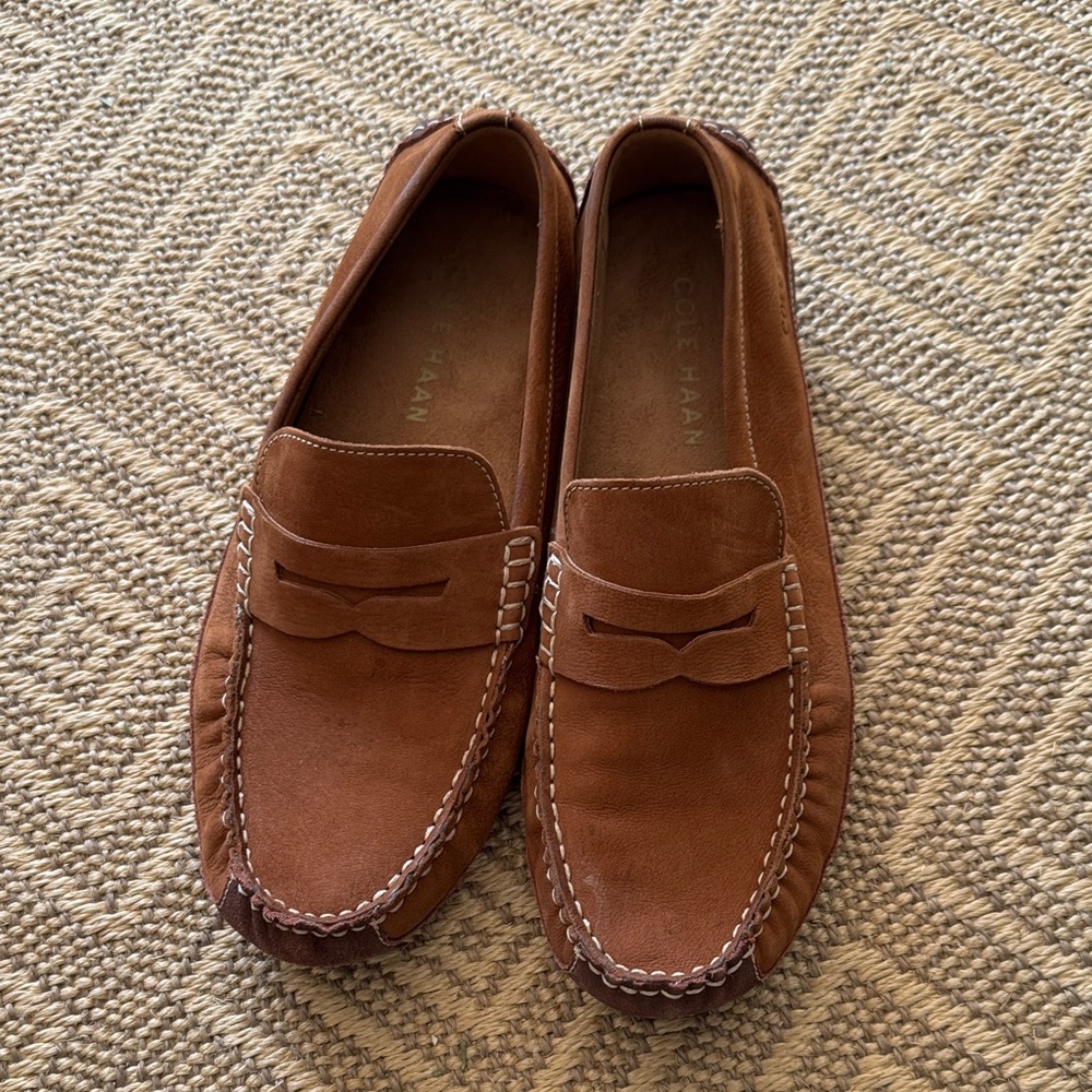 Cole Haan Men's Brown Slip-On Loafers